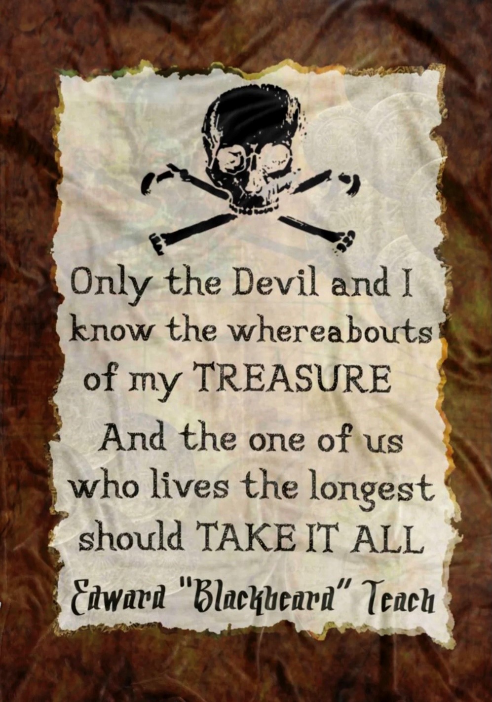Blackbeard Quote