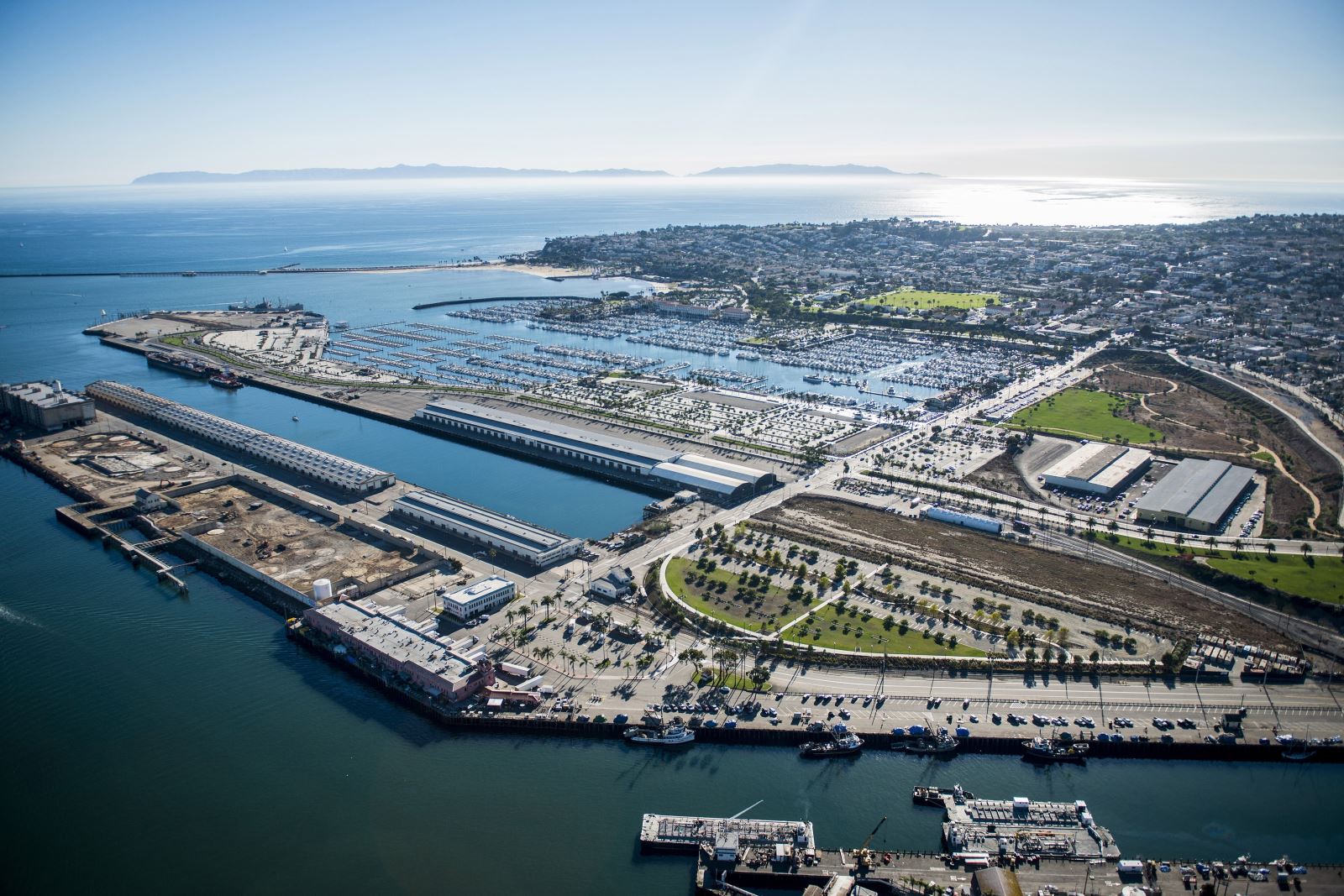 LA Harbor Aerial View